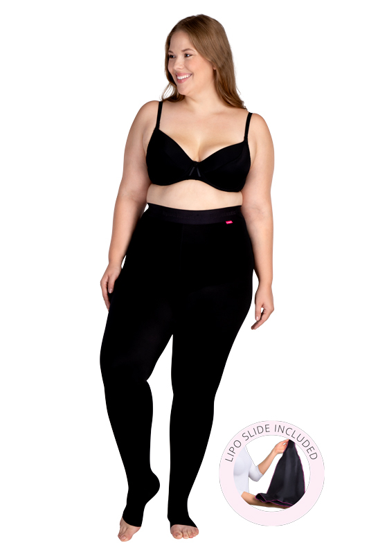 Often the Lipedema woman is plus size and multiple sizes. She is