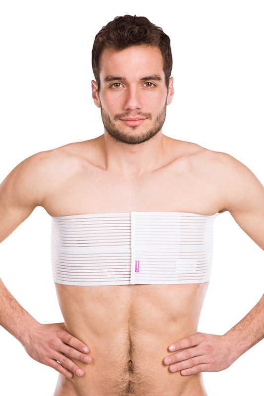 Binder after surgery in abdomen, thorax, torso or liposuction
