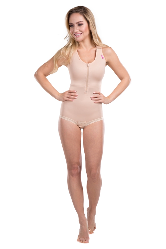 Lipoelastic MHB Comfort - Compression Catsuit - Front Zipper And