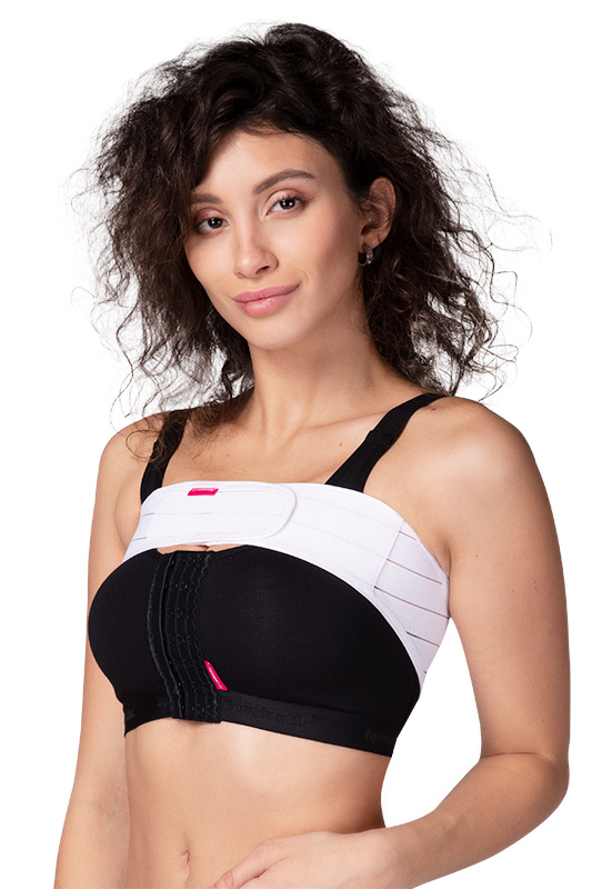 Breast compression belt