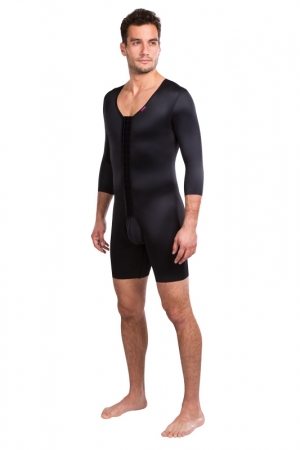 LIPOELASTIC Full Body Compression Suit - MHB Comfort (XS, Black