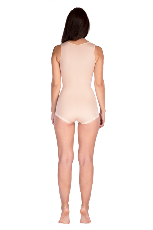 LIPOELASTIC Post Surgery Compression Girdle Front Foam Brace - Both Side  Padded Zipper - VH Special Comfort